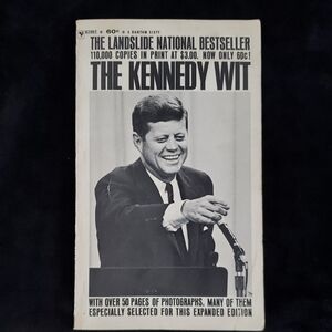 💚3/$20 Vtg Book - "The Kennedy Wit" - Edited by Bill Adler (1965) - Paperback